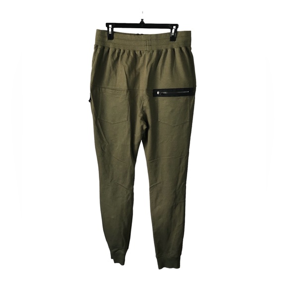 PANTS - Women's Urban Groove Olive Colored Hip Hop Pants With Pockets. Size M - Picture 2 of 16